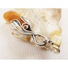 Wisiorek srebrny z bursztynem, handmade 640-26