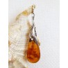 Wisiorek srebrny z bursztynem, handmade 620-335