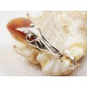 Wisiorek srebrny z bursztynem, handmade 620-335