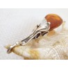 Wisiorek srebrny z bursztynem, handmade 620-335