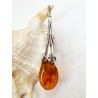 Wisiorek srebrny z bursztynem, handmade 620-336