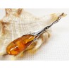 Wisiorek srebrny z bursztynem, handmade 620-338