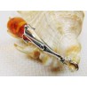 Wisiorek srebrny z bursztynem, handmade 620-340