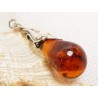 Wisiorek srebrny z bursztynem, handmade 620-511