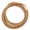Bransoletka, rzemień, skóra naturalna, srebro 5887-1