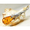 Wisiorek srebrny z bursztynem, handmade 620-502