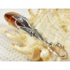 Wisiorek srebrny z bursztynem, handmade 620-508