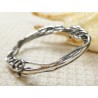 Oprawa srebrna do monety, wisiorek handmade 661-14